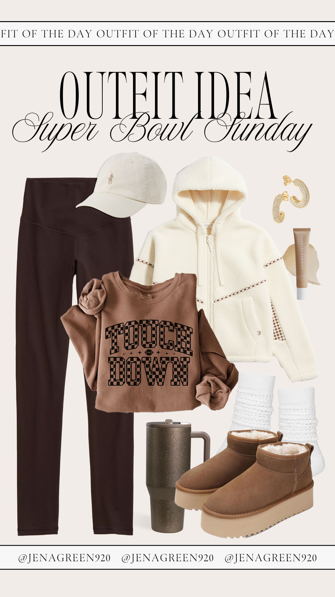Super Bowl Sunday Outfit | Game Day Outfit | Super Bowl Sunday Look 

 #LTKootd #LTKSeasonal