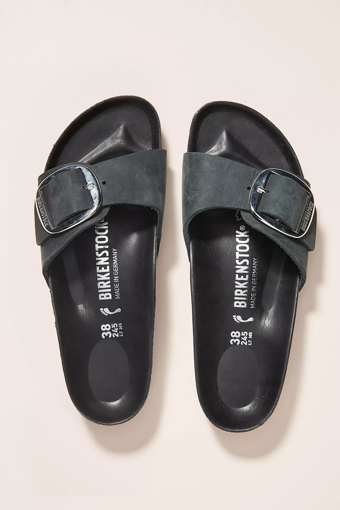 Birkenstock Madrid Big Buckle Nubuck Sandals | Anthropologie (US)