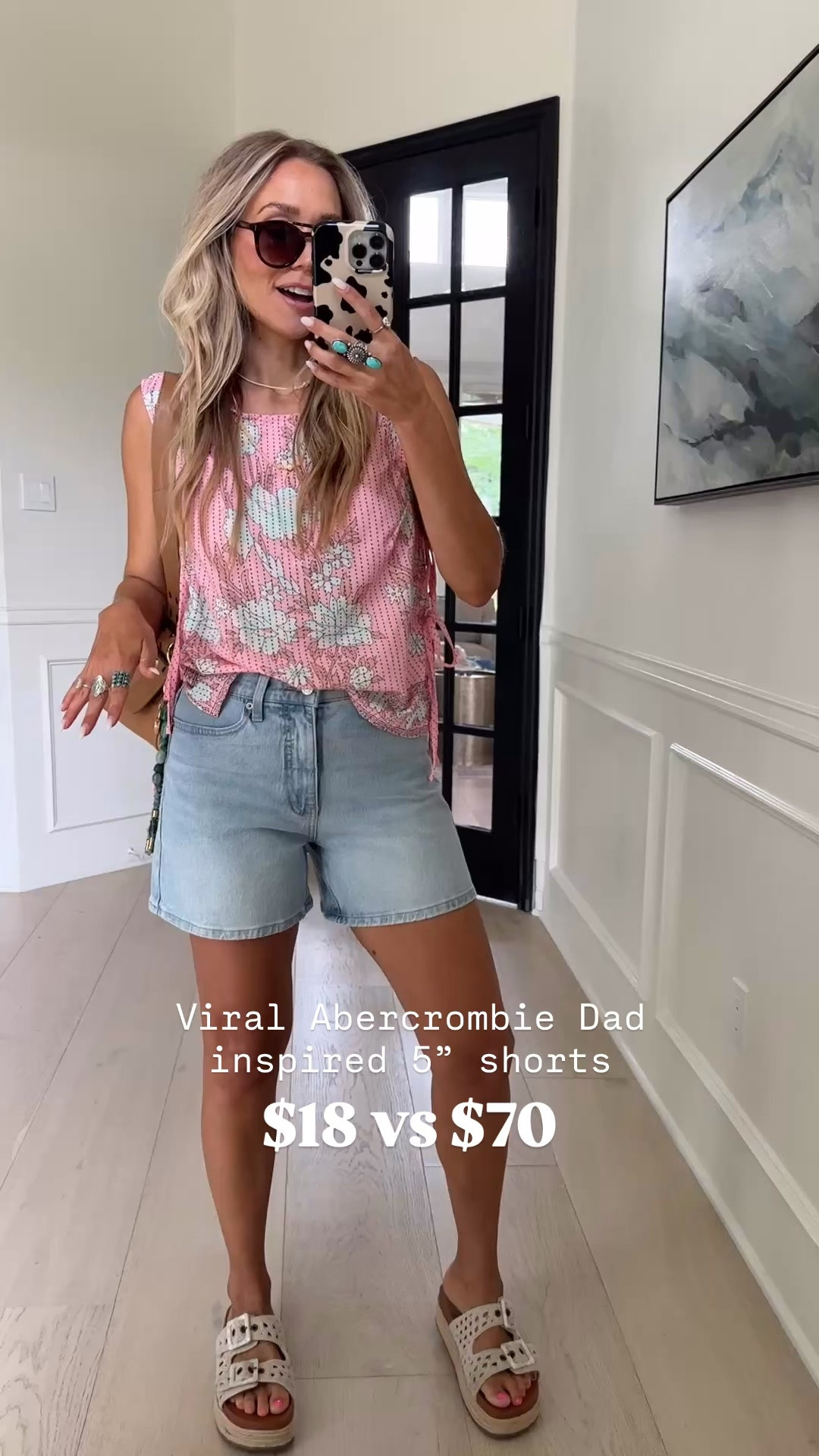 Viral Abercrombie Dooooooope shorts for $18 vs $70! I have them in e sry wash! This is the lighter wash demon. Wearing my tts

#LTKdayinmylife #LTKmomlife #LTKgrwm