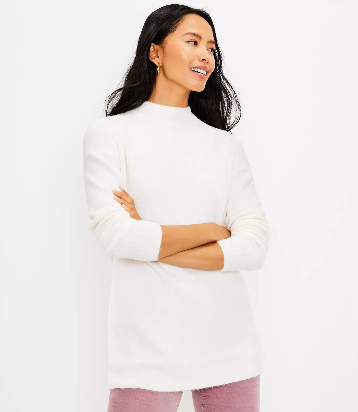 Turtleneck Tunic Sweater | LOFT | LOFT