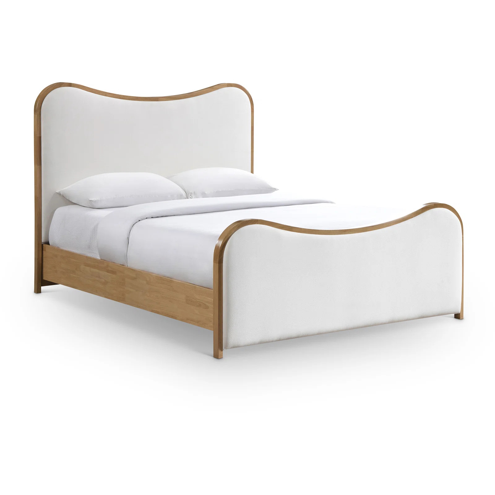 Harvill Linen Textured Fabric Upholstered Bed | Wayfair North America