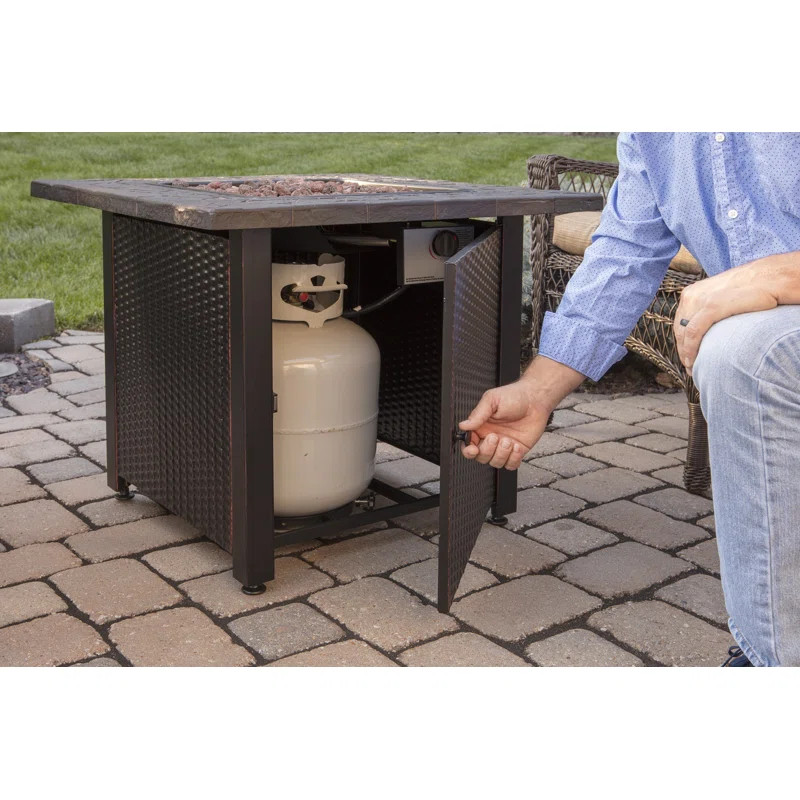 24" H x 30" W Outdoor Propane Fire Pit Table | Wayfair North America
