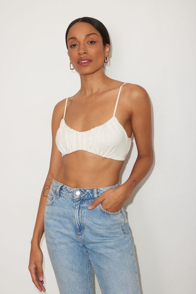Ruched Bralette | Dynamite Clothing