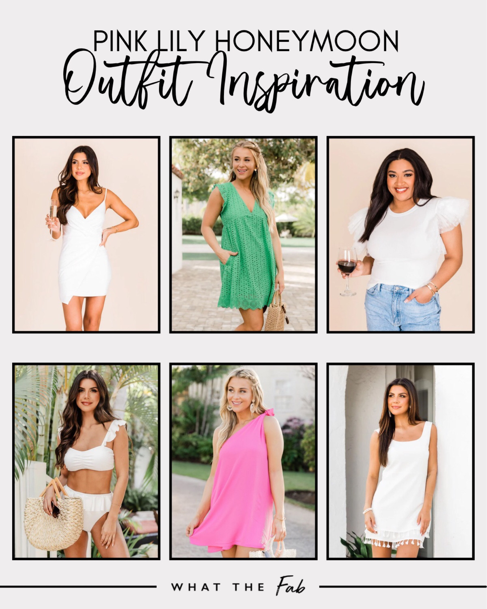 LTK Sale, pink lily ruffle bikini top, pink lily ruffle bikini bottom, pink lily mini dress, ribbed blouse, shoulder dress, lace dress romper

#LTKunder50 #LTKSale #LTKswim