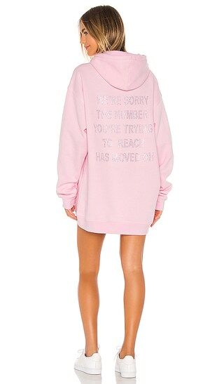 1-800 Pink Remix Hoodie in Baby Pink | Revolve Clothing (Global)