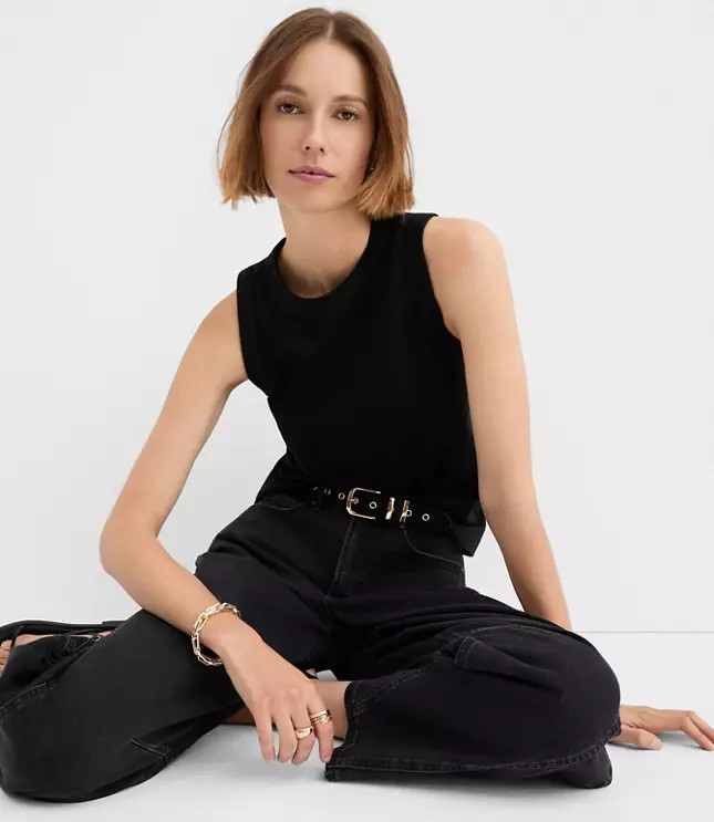 Striped Perfect Tank | LOFT