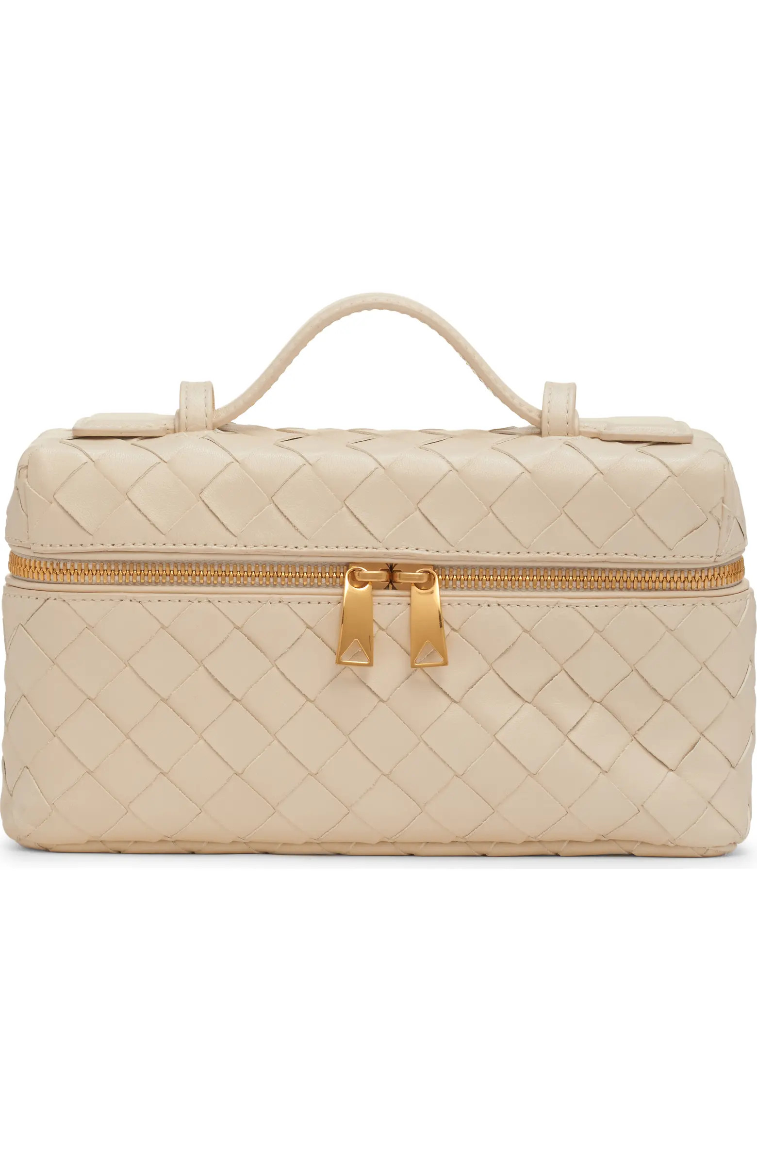 Bottega Veneta Bang Bang Intrecciato Suede Vanity Case | Nordstrom | Nordstrom