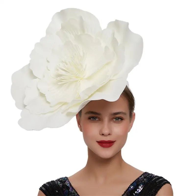 Large Flower Hair Fascinator Hat Headdress Costume Party - Temu | Temu Affiliate Program