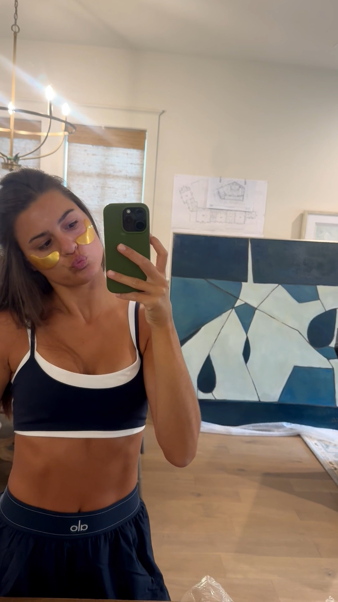 am walk ootd !!  @Alo Yoga match point shorts in navy, fits tts 
 @Nike US  zoom vomero 5 sneakers
@graceandstella under eye patches 
@FORM  layered bra in navy, fits tts - also linked some similar options !!!






activewear, walk outfit, travel outfit, watch tab, dallas, fort worth, layered bra, workout socks, running
shoes, skincare, workout set, matching set, fall, newport beach , walking outfit, pickleball, tenniss




#ltkshoecrush #LTKStyleTip #LTKFindsUnder100

#LTKootd #LTKActive #LTKfitnessgoals