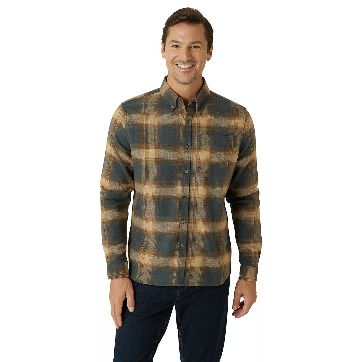Men's Eddie Bauer Everyday Flex Flannel Button-Down Shirt | Kohl's