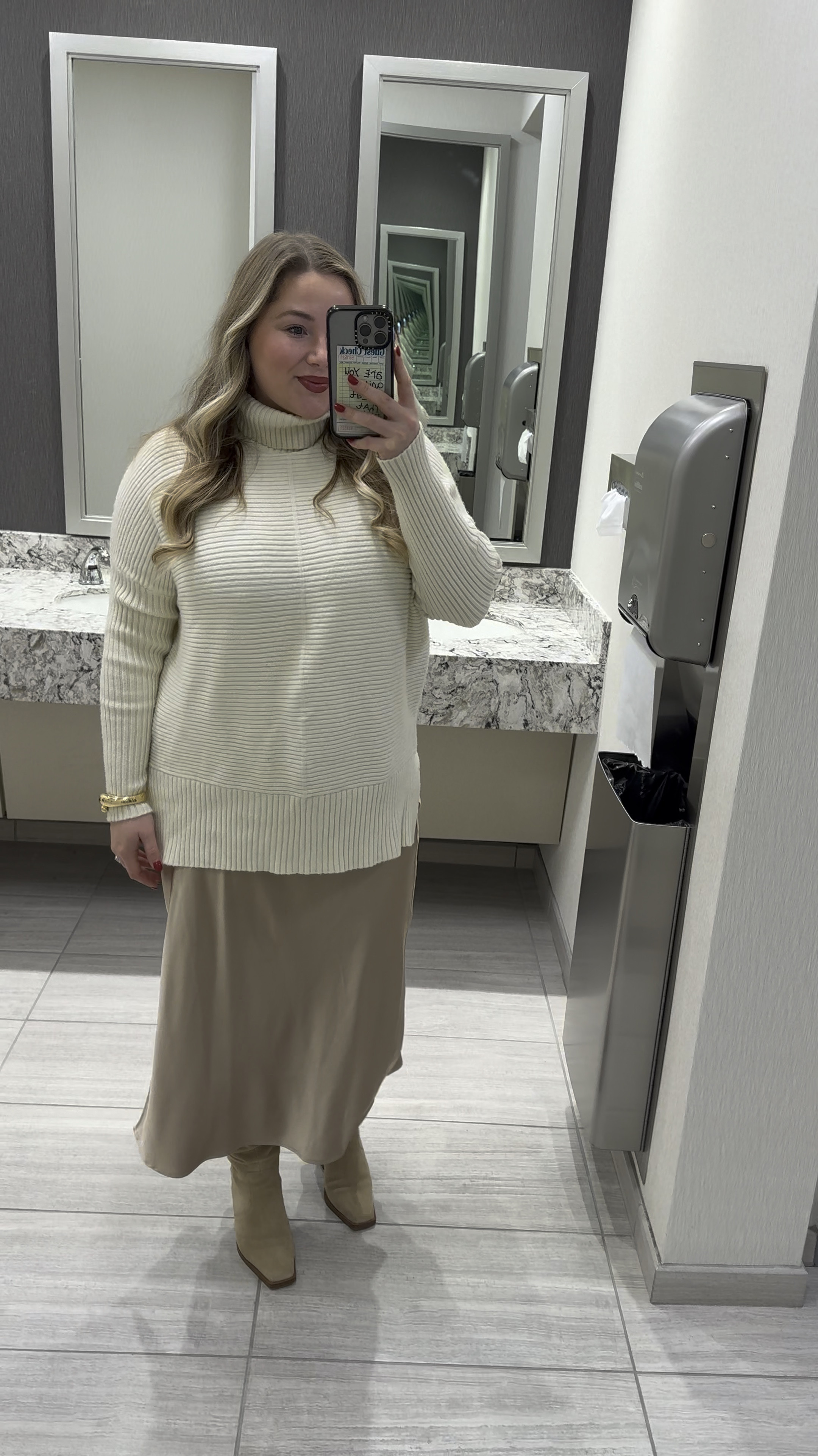 Affordable winter work outfit
Monocrhrome cream workout
Silk skirt outfit inspo
Oversized sweater 
Skirt and boots outfit
Workwear officeweae
Curvy fashion
Size 12 outfit
Size 14 outfit

#LTKWorkwear #LTKFindsUnder100 #LTKMidsize
