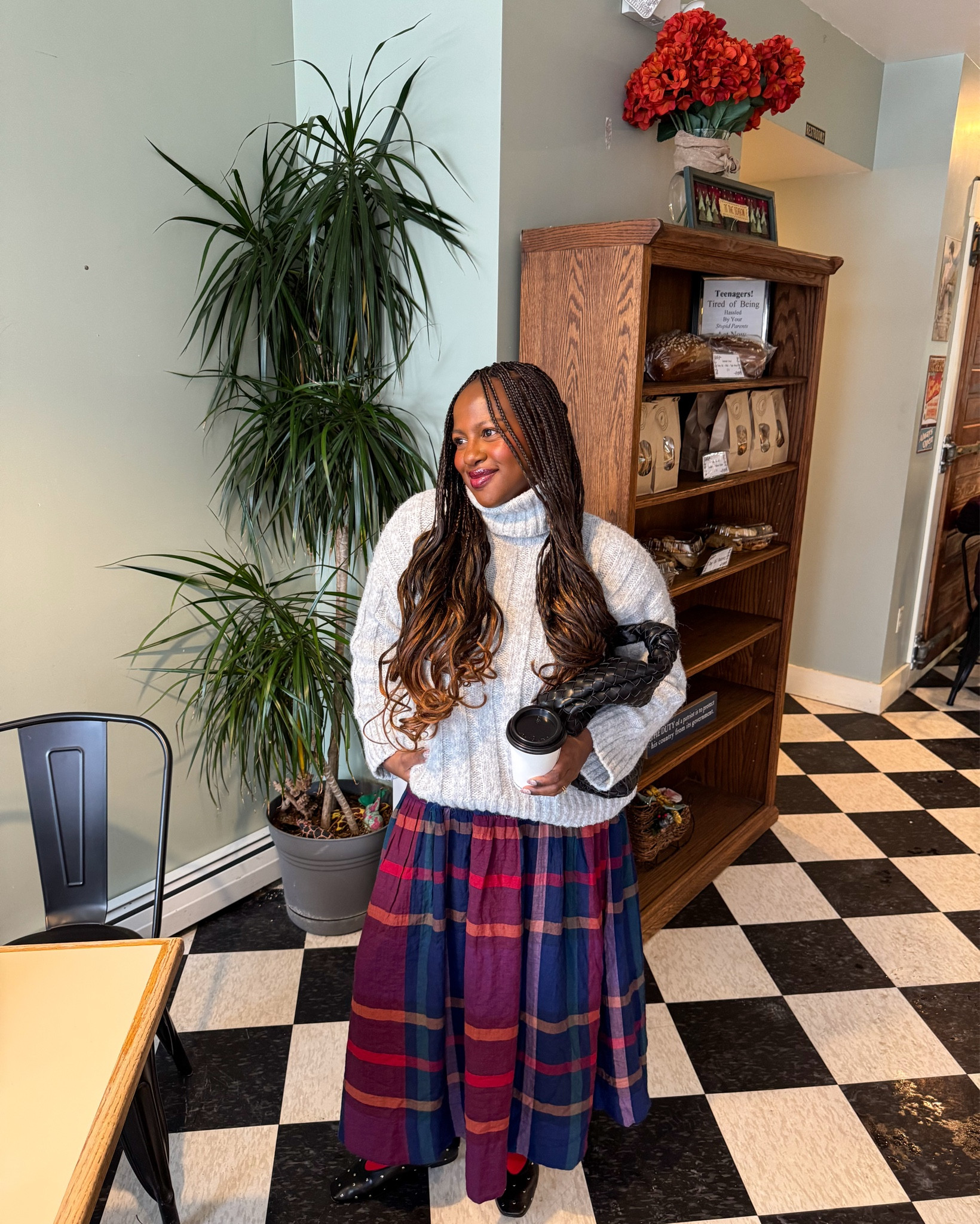 Holiday Outfit Inspo featuring my new favorite flats from JustFab 🎄☕️🩰  I feel like flats are an all season shoe, what do you all think? 

#LTKPetite #LTKSeasonal #LTKHoliday