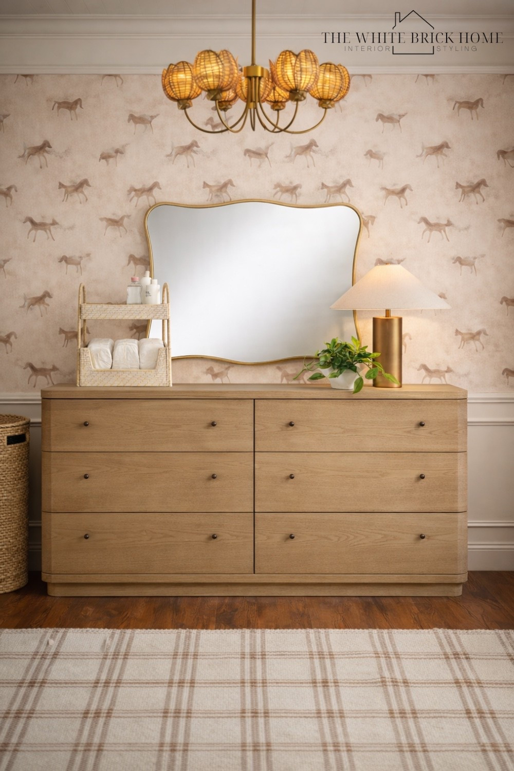 A cozy, heirloom inspired nursery were soft neutrals, water color horse wallpaper, and timeless brass crate the sweetest space to grow. 
🖤🖤
Nursery, nursery decor, nursery design, nursery finds, home decor, home design, neutral nursery, crib, nursery rug, nursery lighting, nursery inspiration, nursery decor finds, nursery bedding, nursery wallpaper, wallpaper, kids wallpaper, horse rocker, baby girl, bay girl nursery, neutral girls nurdery, nursery finds, nursery ideas, nursery inspiration, nursery design for a baby girl, pottery kids 




#LTKBump #LTKHome #LTKBaby