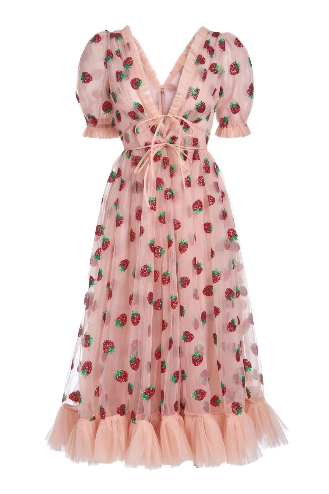 Strawberry Midi Dress - Etsy | Etsy (US)