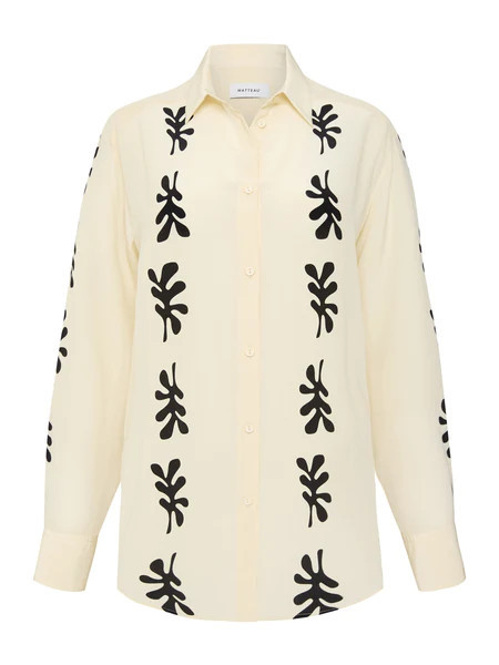 Long Sleeve Silk Shirt by Matteau | The UNDONE