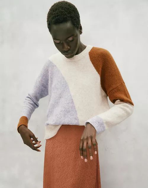 Cedarbrook Pullover Sweater in Colorblock | Madewell