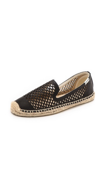 Perforated Leather Smoking Slippers | Shopbop