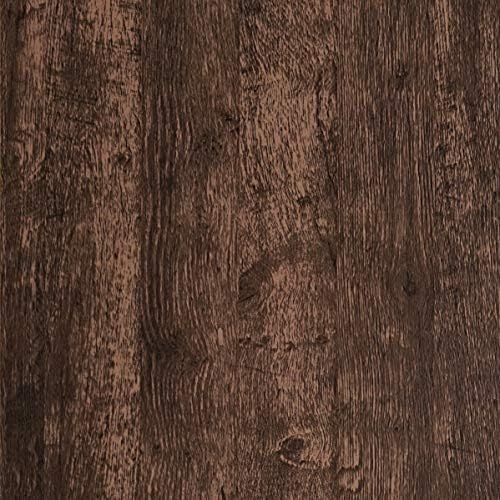 Dimoon Wood Wallpaper Brown Dark Wood Contact Paper Brown Wood Plank Wood Peel and Stick Wallpape... | Amazon (US)