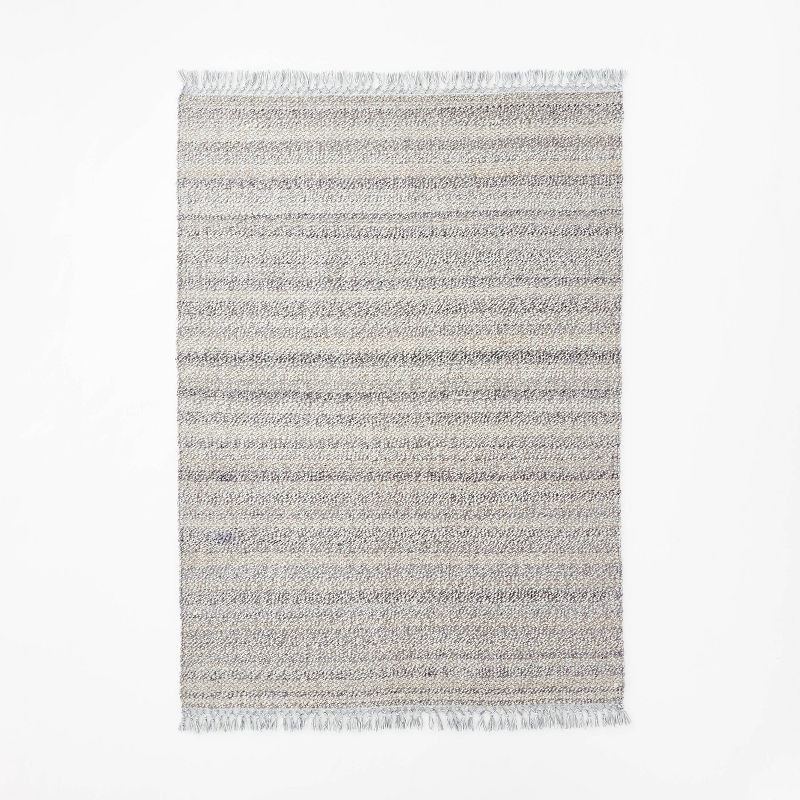 Bayside Indoor/Outdoor Rug Heathered Gray - Threshold™ designed with Studio McGee | Target