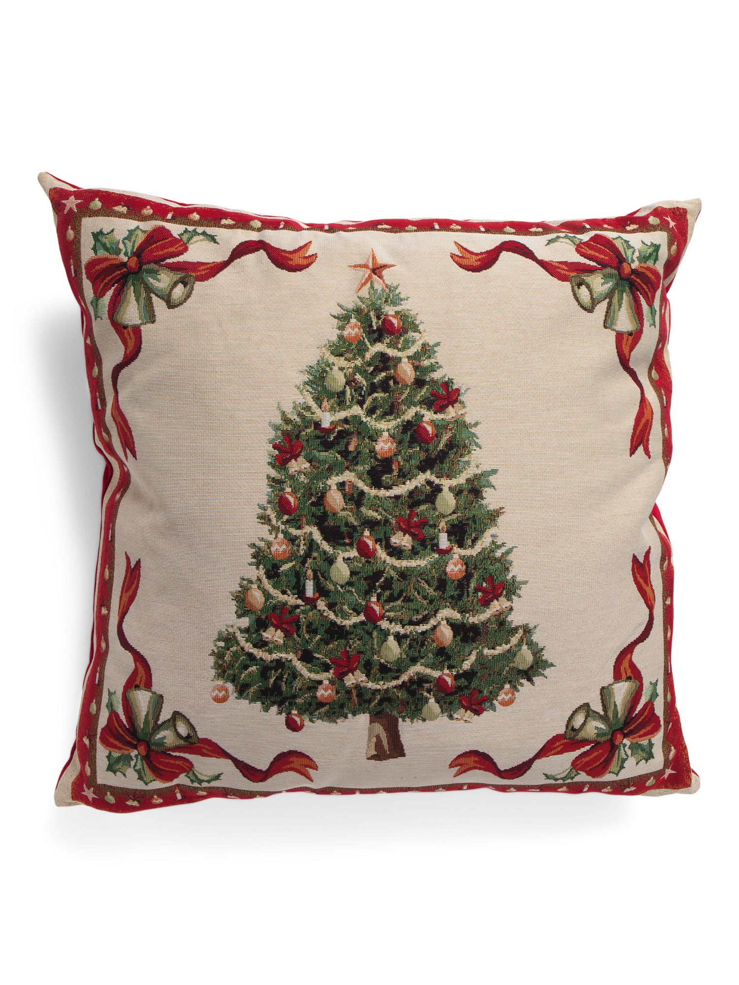 24x24 Oversized Christmas Tree Pillow | TJ Maxx