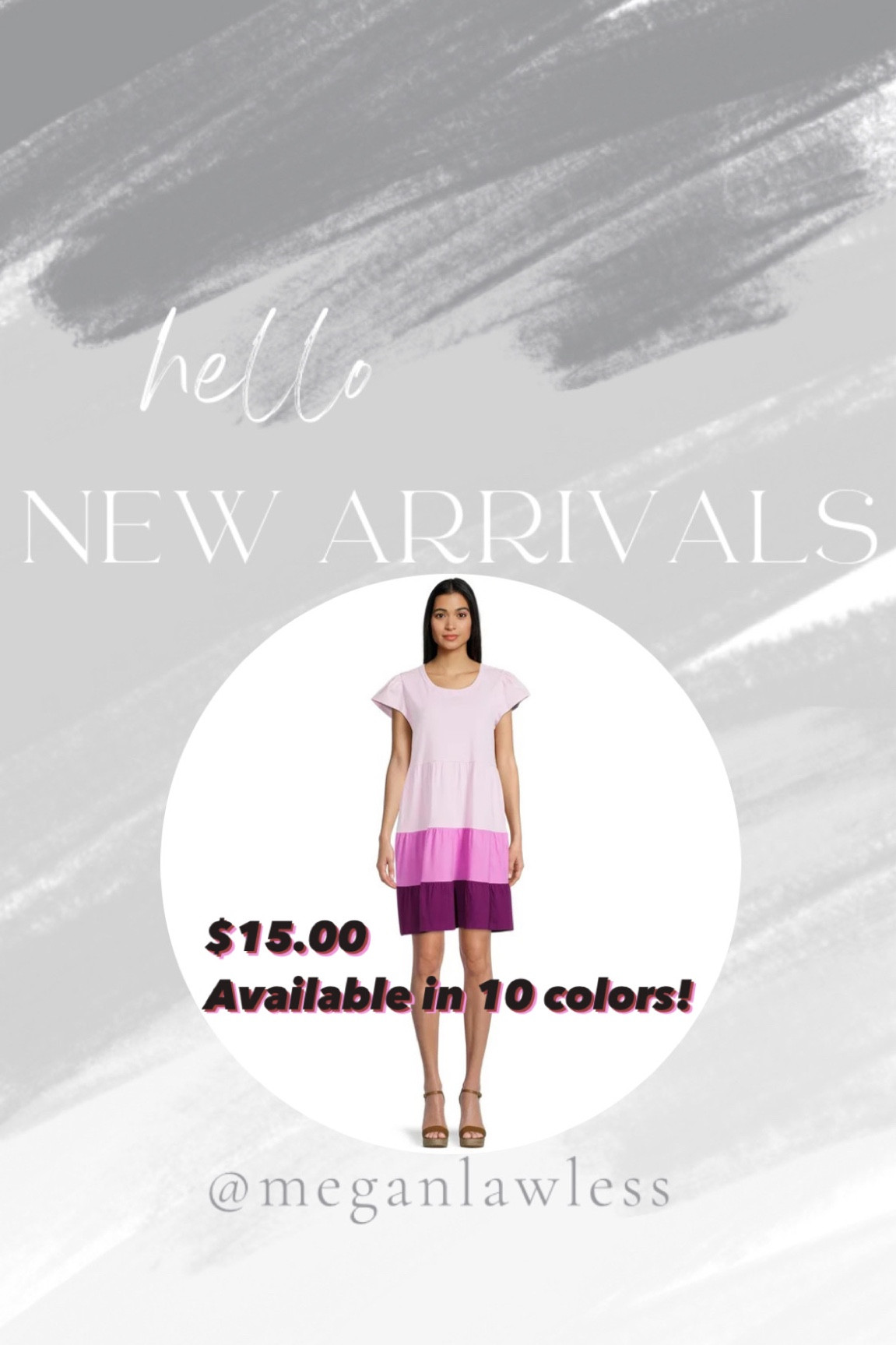 Petite / midsize / bump friendly / postpartum / full bust / swing dress / spring / spring dress / new arrival / color block / purple dress / Walmart style / Walmart fashion / Easter dress / vacation outfit / spring break 

#LTKcurves #LTKworkwear #LTKunder50