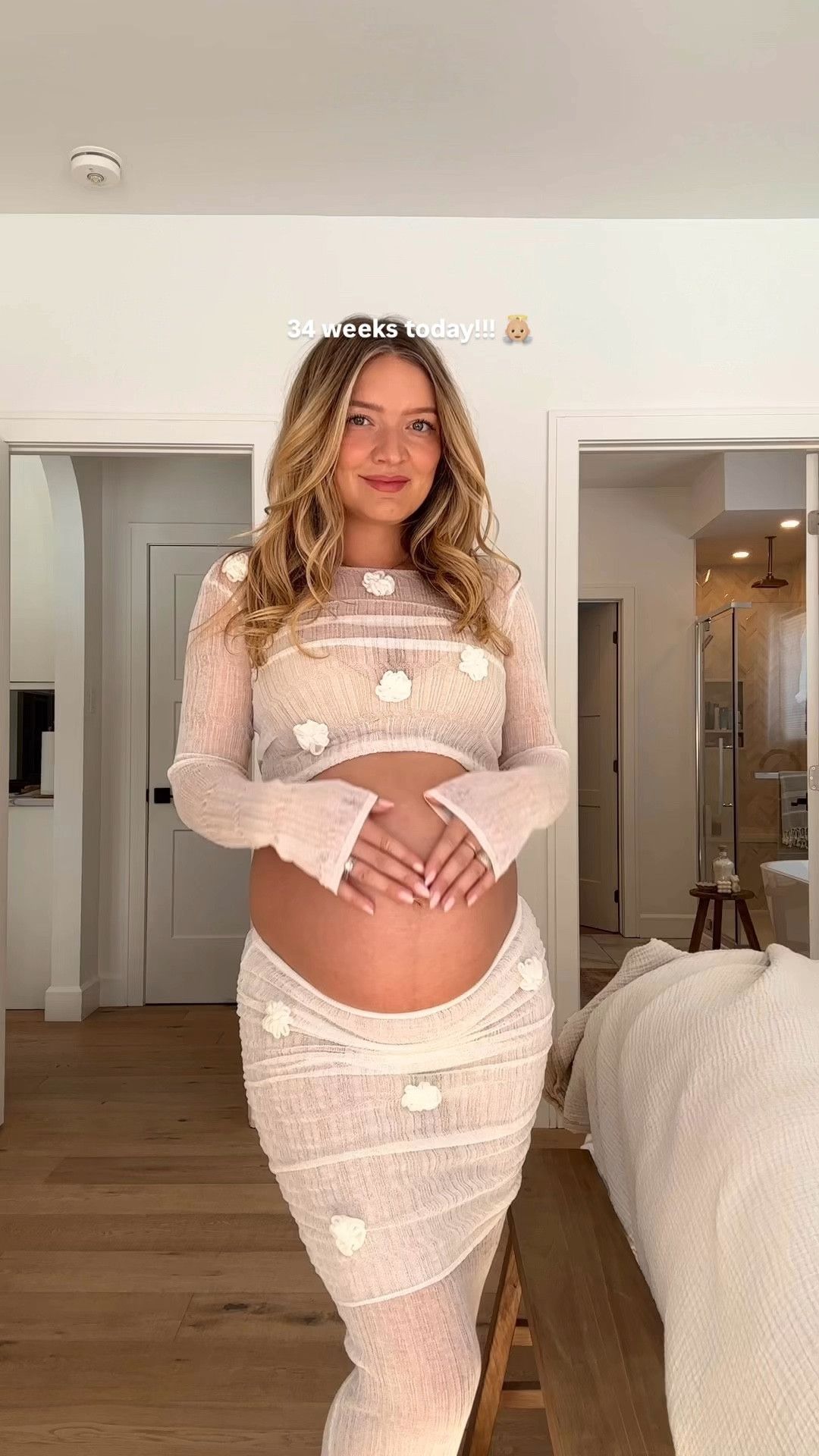 this set is oh so amazing for pregnancy or maternity photos!! 👼🏼🤍✨ I’m wearing size small in both! 

#LTKstyletip #LTKmaternity #LTKspring