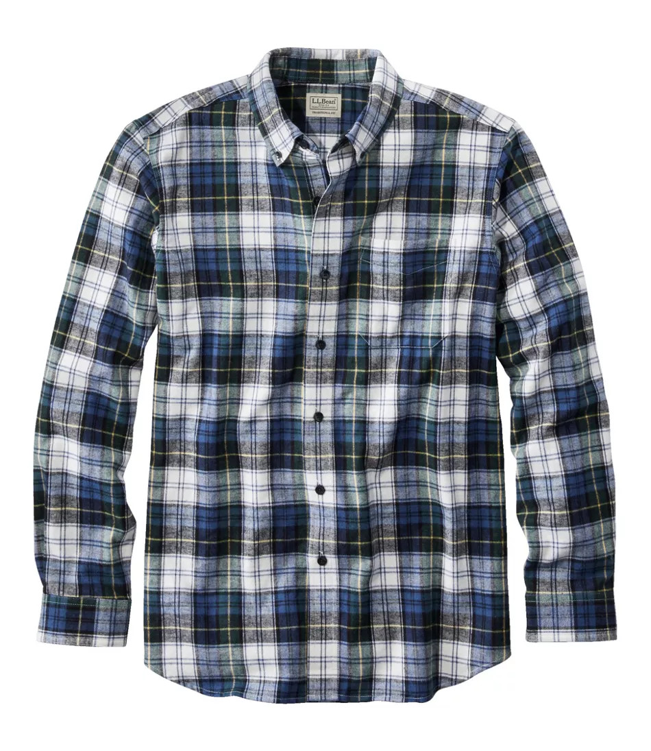 Men's Scotch Plaid Flannel Shirt, Traditional Fit | L.L. Bean