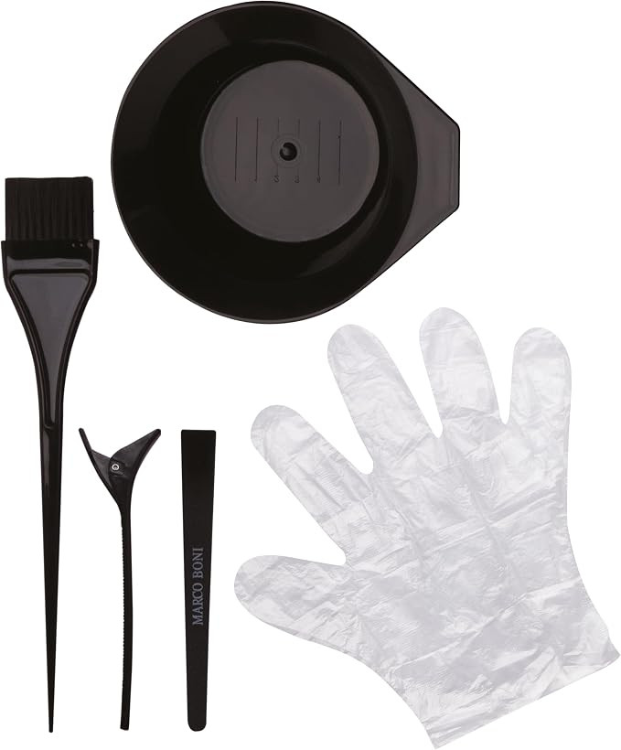 Marco Boni Kit Para Tintura De Cabelo 2 Clips Para Cabelo 1 Pincel Para Aplicação 1 Par De Luva... | Amazon (BR)