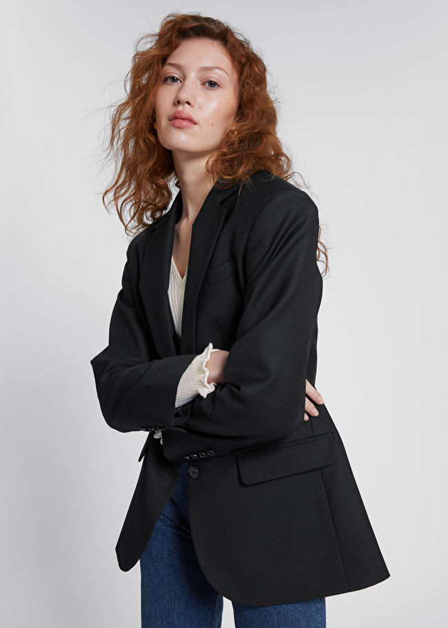 Oversized Padded Shoulder Blazer | & Other Stories (EU + UK)