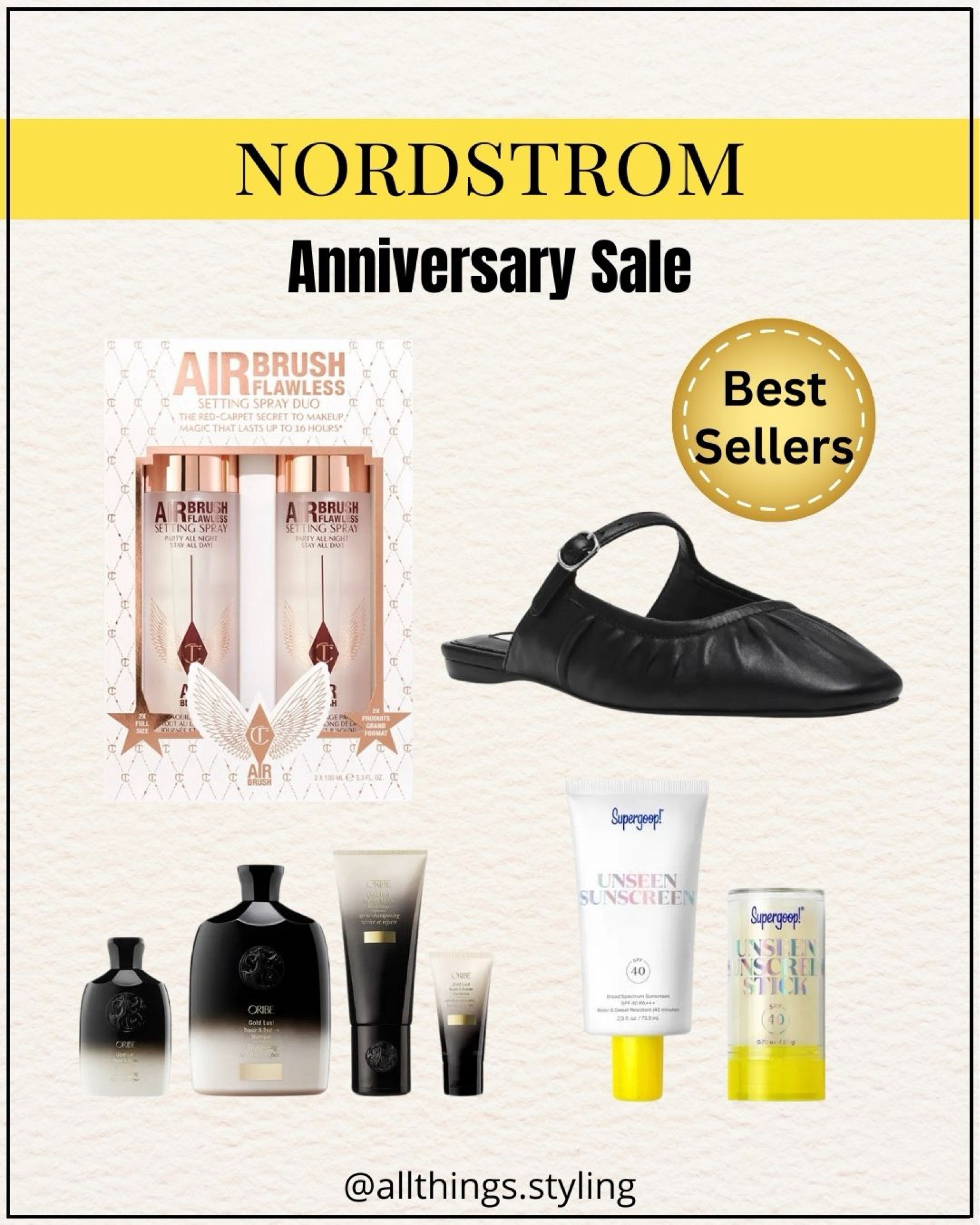 My NORDSTROM Anniversary Sale BEST SELLERS that are still IN STOCK ✨

Nordstrom Sale, Nordstrom Beauty Exclusives, Steve Madden Mary Jane Flats, Oribe Gold Lust set, Supergoop Unseen set 

#LTKBeauty #LTKxNSale #LTKShoeCrush