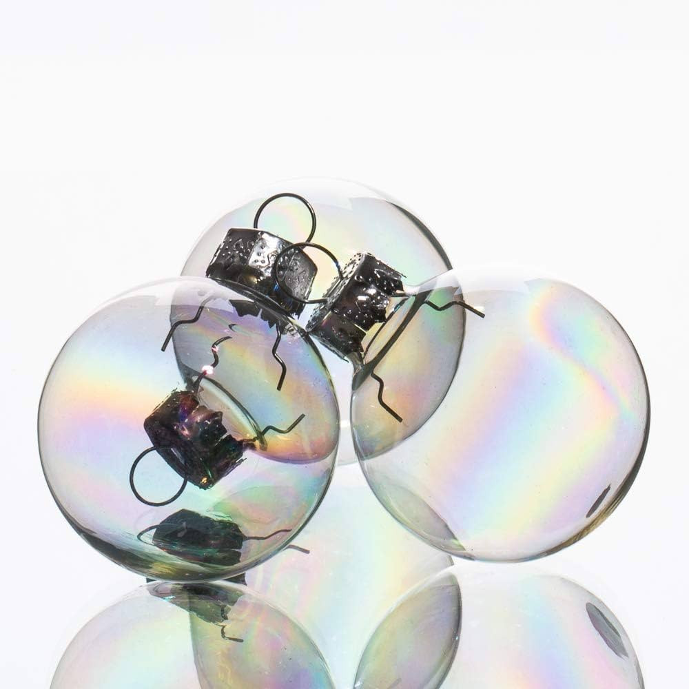 Richland Glass Ornaments 1.37” Iridescent Set of 16 | Amazon (US)