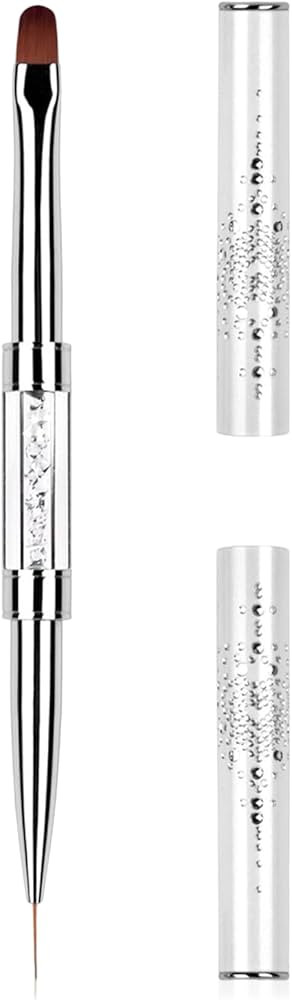 1Pcs Dual Ended Hard Gel Nail Brushes for Builder Gel&Polygel,Salon-Grade Nail Art Design Tools,N... | Amazon (US)