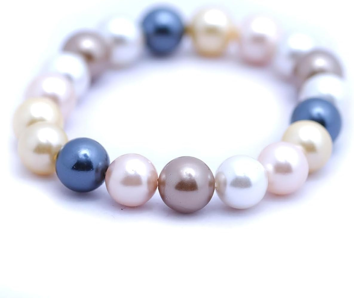 TUOKAY Knotted Pearl Strands 1920s Pearl Bead Necklace Women Lady 47'' Long Multicolor Natural Re... | Amazon (US)