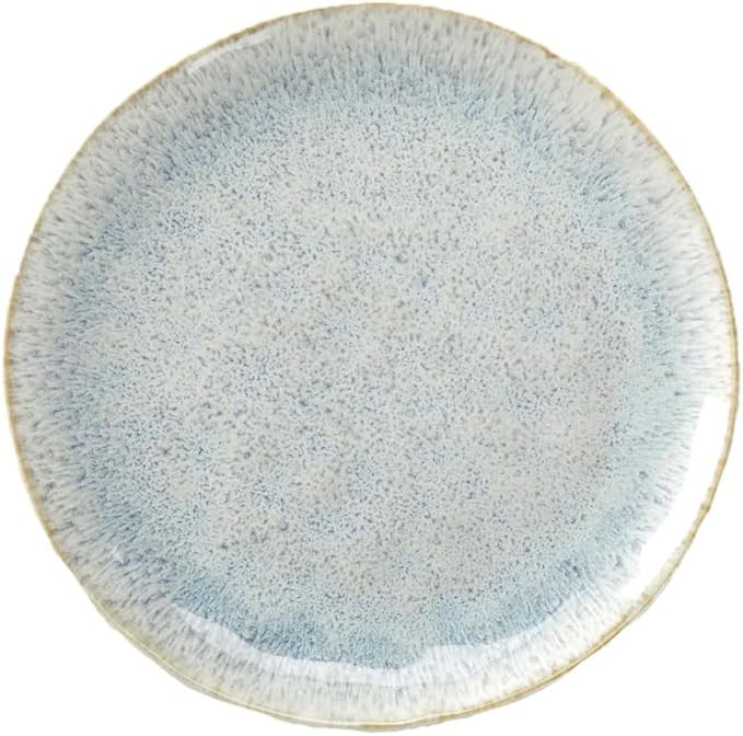Tableau Margo Mist Dinner Plates - Set of 4 Stoneware Dinnerware Set, 11" Blue and White Plates, ... | Amazon (US)