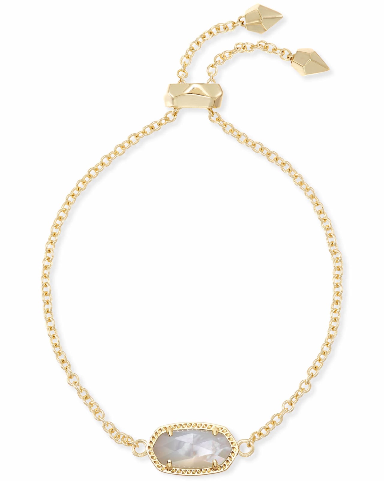 Elaina Gold Adjustable Chain Bracelet in Azalea Illusion | Kendra Scott | Kendra Scott