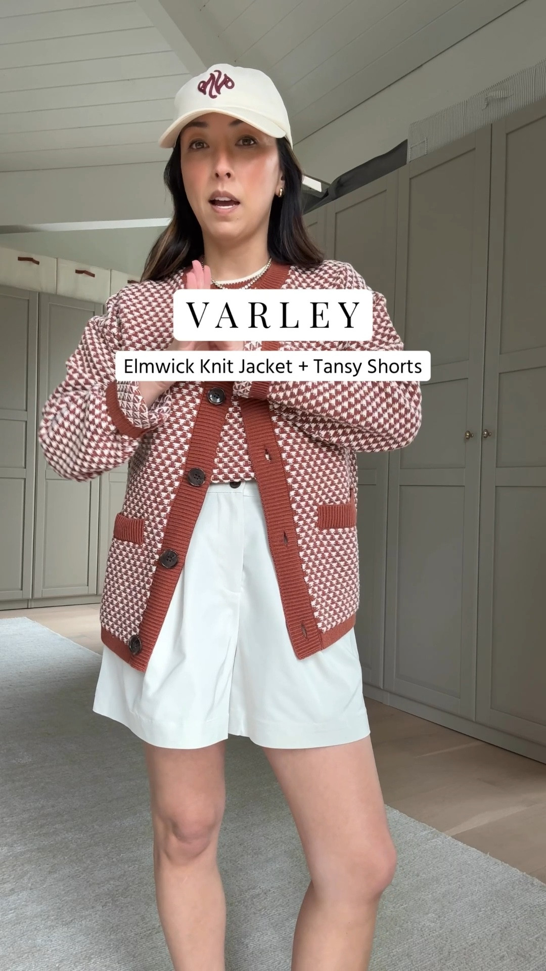 Obsessed with this outfit from Varley. Giving sporty but still elevated. Shorts are so comfortable and the length is so flattering. 

Knit jacket xs 
Knit tank small 
Woven shorts xs 
Canvas club tote bag 
Melvin club cap

#LTKPetite