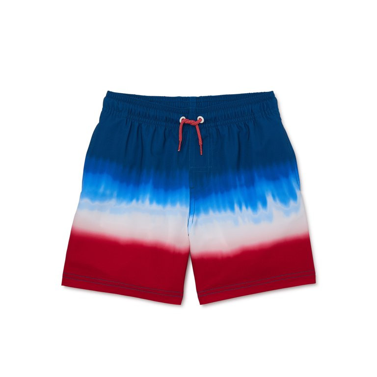 Wonder Nation Boys Americana Swim Trunks UPF 50, Sizes 4-18 & Husky | Walmart (US)