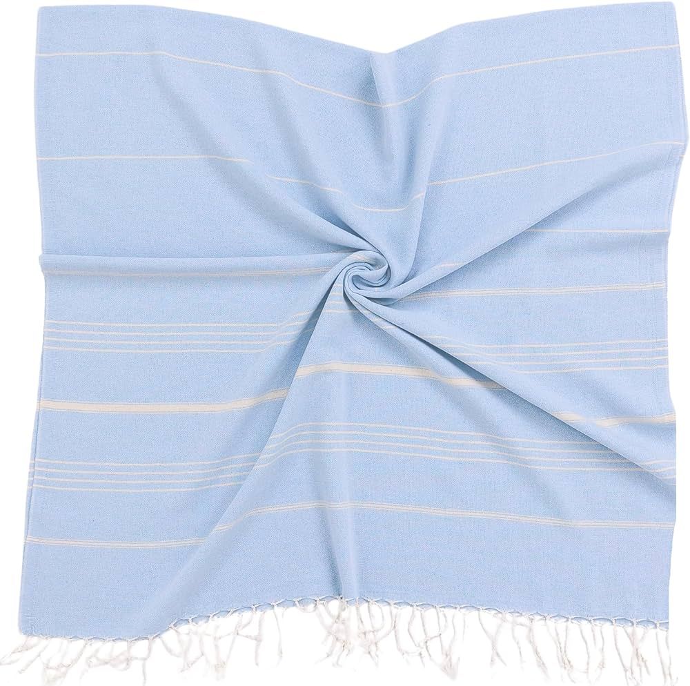 Cloud Oversized Beach Towel - Sand-Resistant, Quick Drying, Compact, Soft and Absorbent - 100% Or... | Amazon (US)