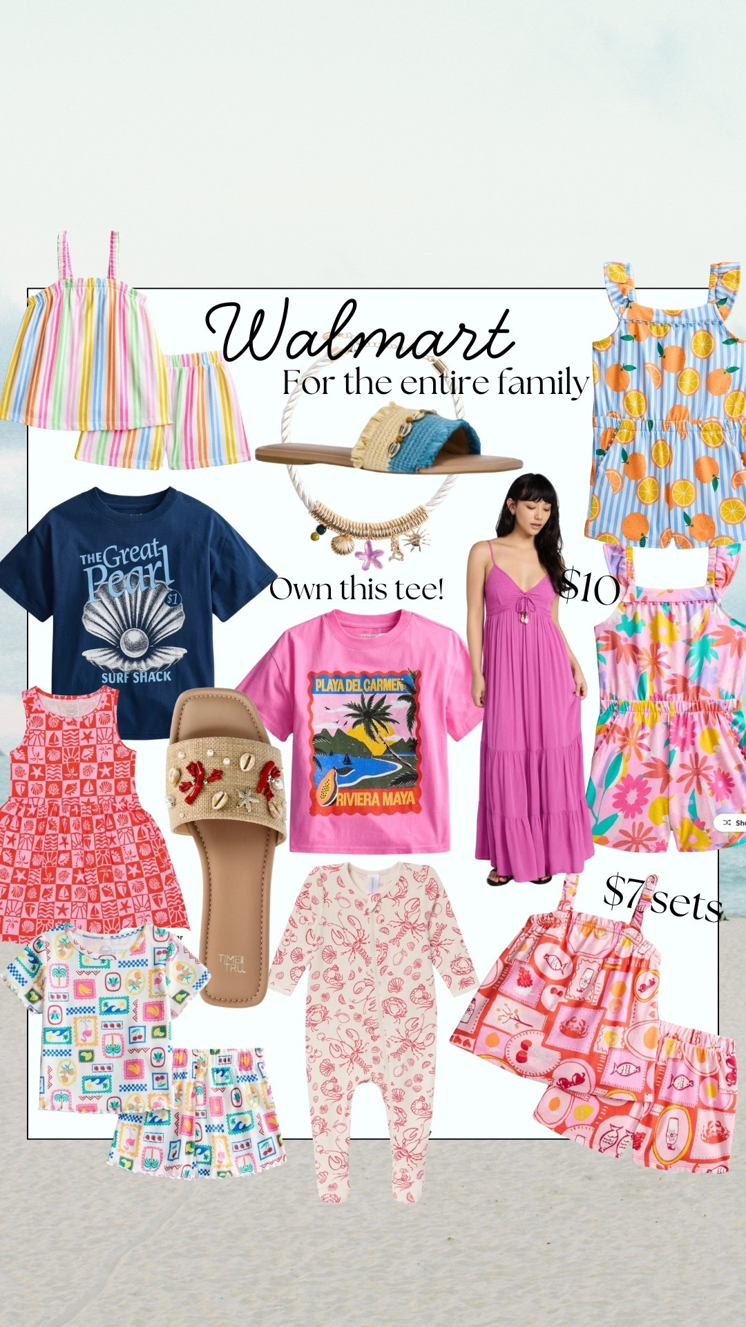 Summer fashion from Walmart for girls, toddler, baby, and women! Loving the girls graphic tees and I can wear the large and XL.