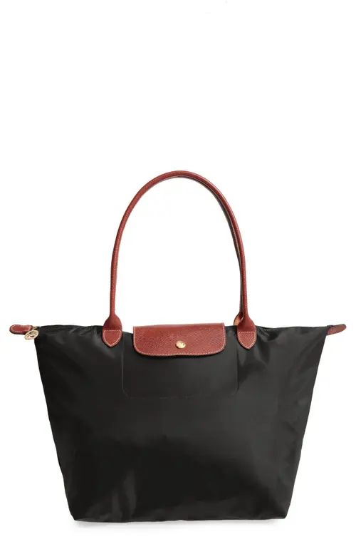 Longchamp Large Le Pliage Tote in Black at Nordstrom | Nordstrom