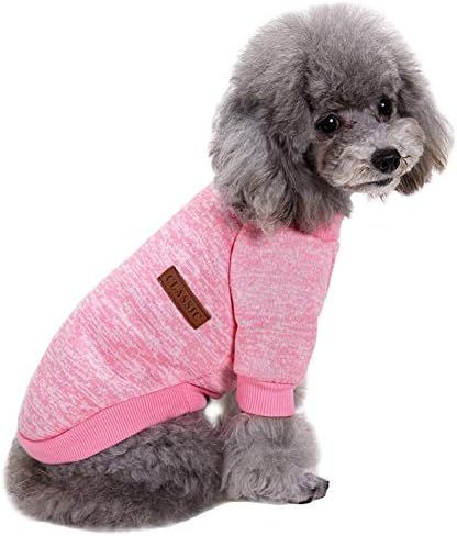 CHBORLESS Pet Dog Sweater Warm Dog Pajamas Soft Cat Sweater Puppy Clothes Small Dogs Sweater Wint... | Amazon (US)