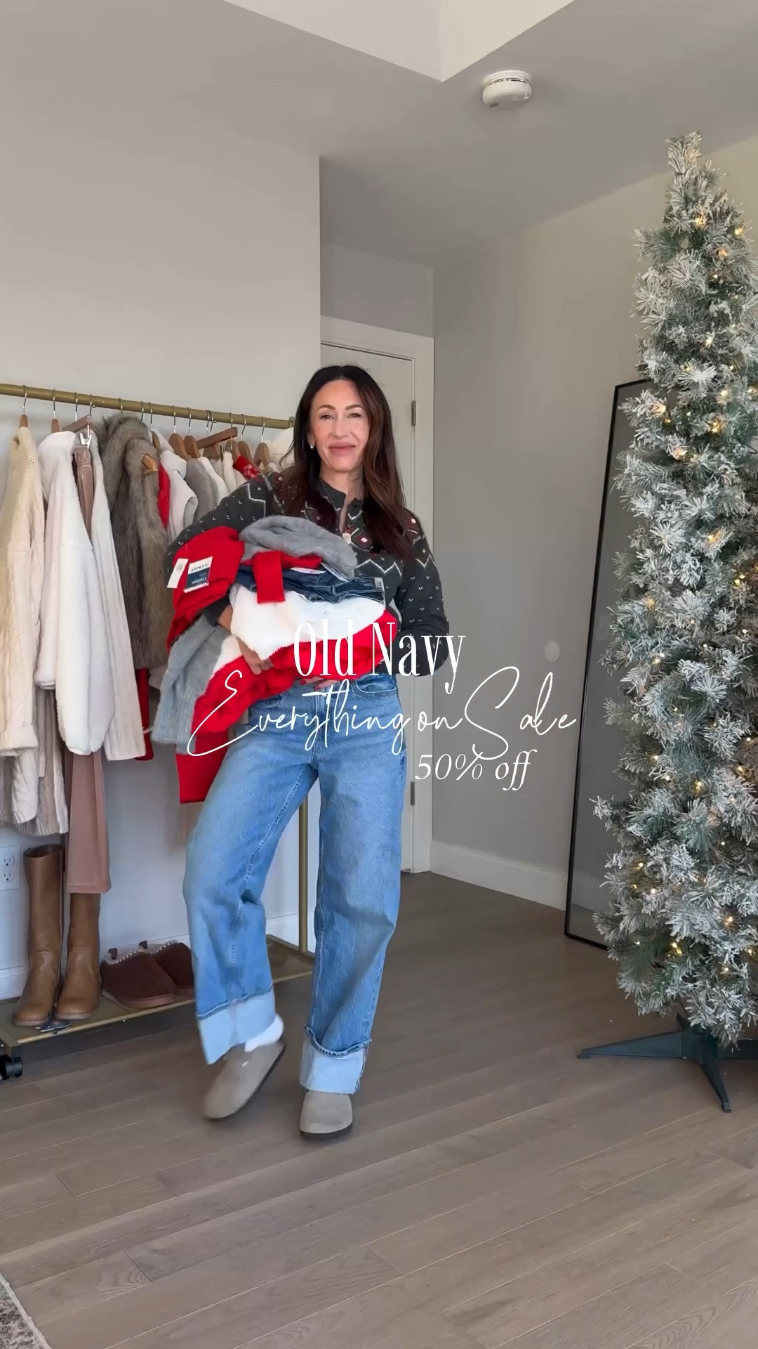 Old Navy is 50% off Everything! So many cute finds. Literally obsessed with some of these pieces. 

#LTKHoliday #LTKSaleAlert