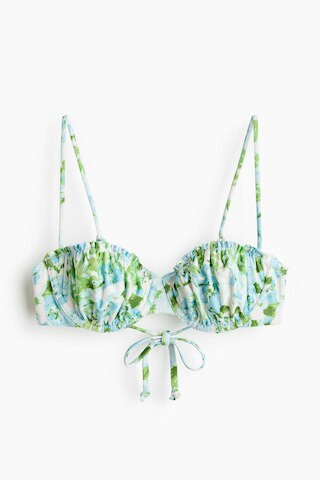 H & M - Bikini Top - Bright Green/Floral | H&M (US + CA)