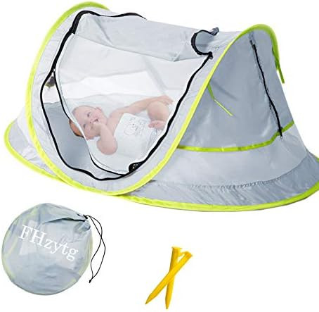 Large Baby Beach Tent, Portable Baby Travel Tent UPF 50+ Infant Sun Shelters Pop Up Folding Trave... | Amazon (US)