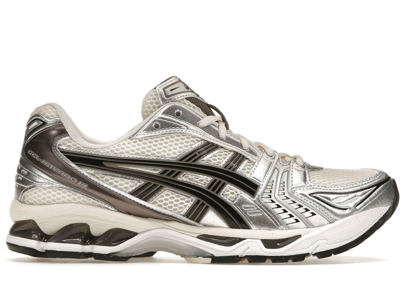 Men's ASICS GelKayano 14 Metallic Plum Sneakers in Cream/Black | StockX