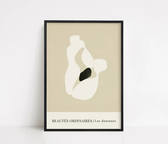 Abstract Art Gallery Poster Exhibition Poster Abstract Beige | Etsy | Etsy (US)