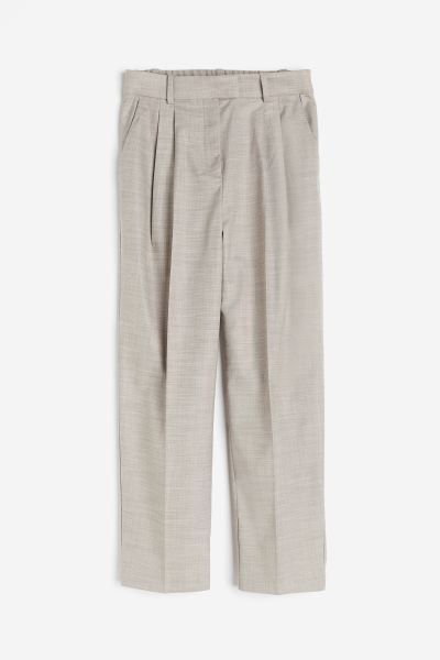 Ankle-length trousers - Black - Ladies | H&M GB | H&M (UK, MY, IN, SG, PH, TW, HK)