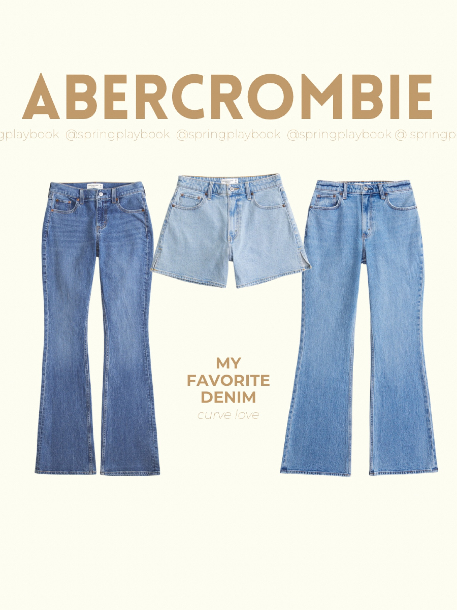 I’ve been wearing Abercrombie denim for a couple years and it’s always what I grab first. I love the curve love styles to avoid the gap in the back. IYKYK. 

I have the flares in a couple colors and ordered their new bootcut!  

#createdcolorful #createdcolorfulspring #hocspring #tcispring #pcaspring #lightspring #warmspring #truespring #brightspring #clearspring #paintboxspring #bluespring

#LTKFindsUnder100 #LTKMidsize #LTKSeasonal