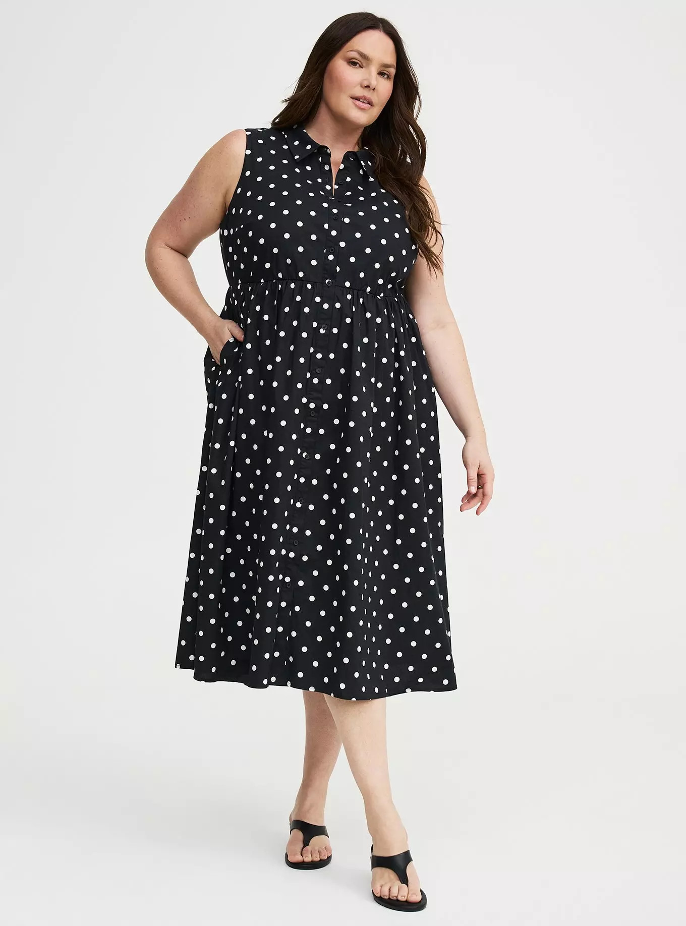 Collared Shirt Midi Dress | Torrid (US & Canada)