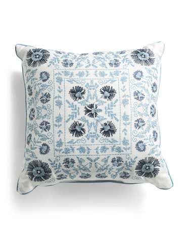 22x22 Aylin Souzani Border Outdoor Pillow | TJ Maxx
